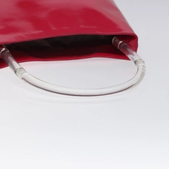 PRADA Shoulder Bag Enamel Pink Auth - Picture 7 of 15